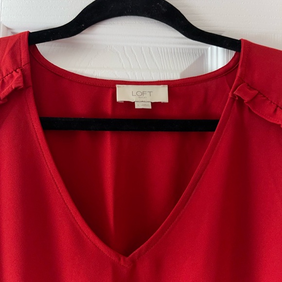 LOFT RED DRESS - Picture 4 of 4